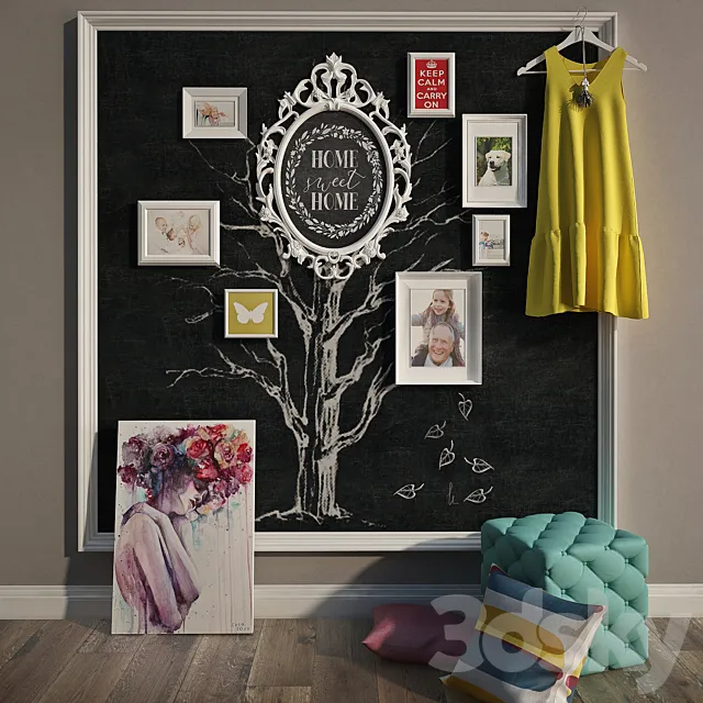 Decorative set 3ds Max