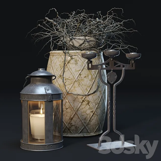 Decorative set 3ds Max