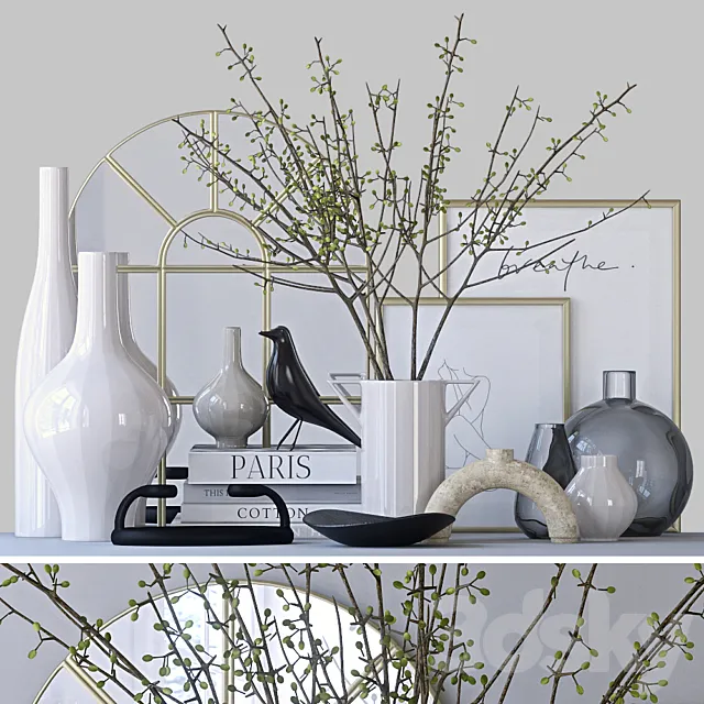 Decorative set 3ds Max