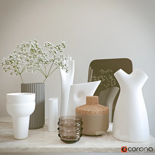 Decorative set 3ds Max