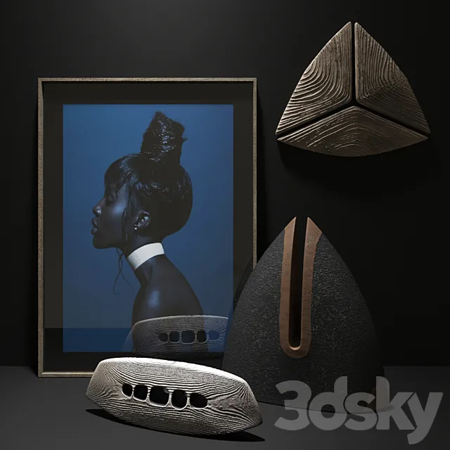 Decorative set 3ds Max