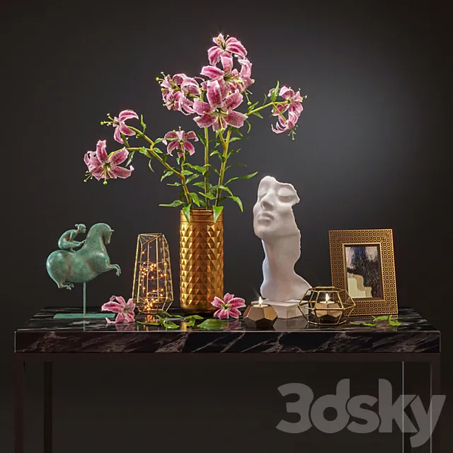Decorative set 3ds Max