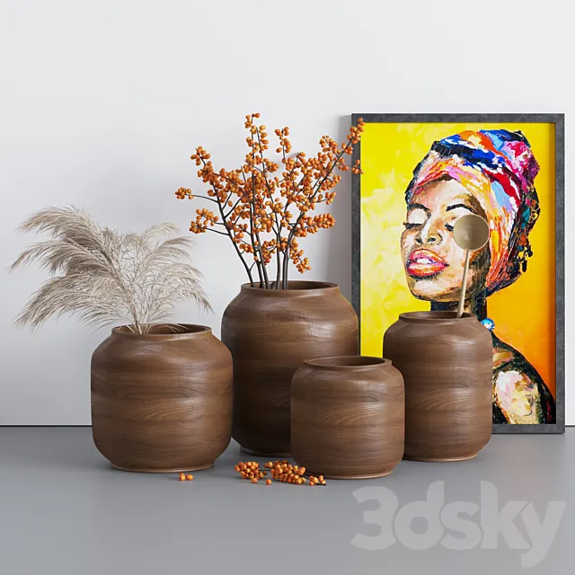 Decorative Set 3ds Max