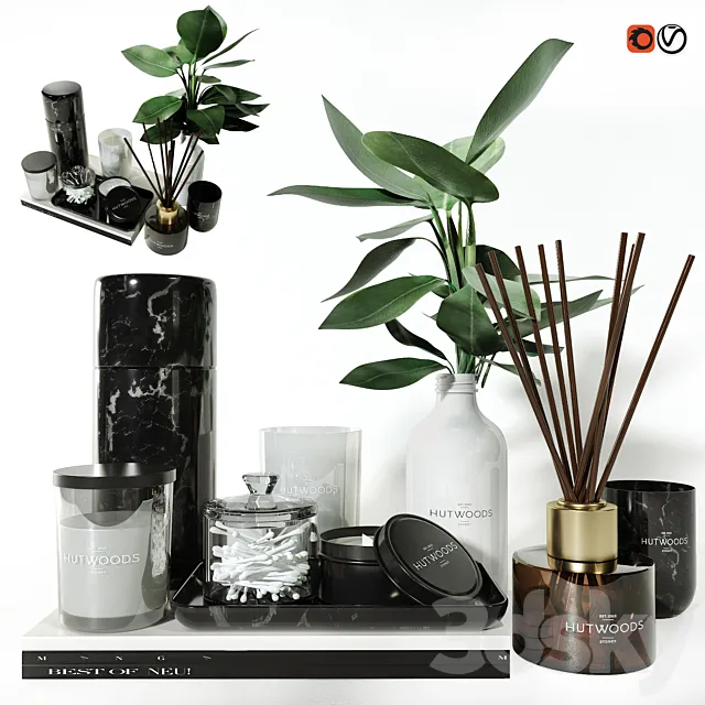 Decorative set 3ds Max