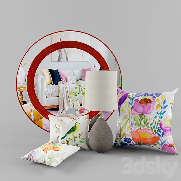 Decorative set 3DS Max