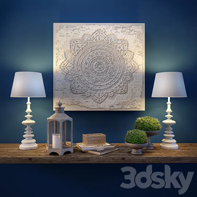 Decorative set 3DS Max Model