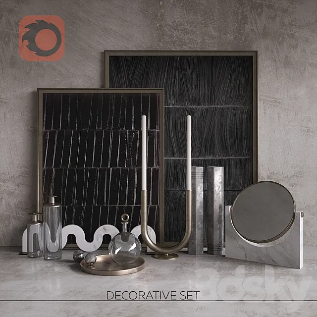 Decorative set 3DS Max Model