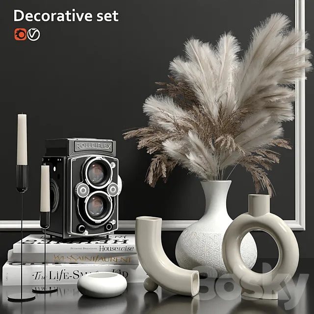 Decorative set 3DS Max Model