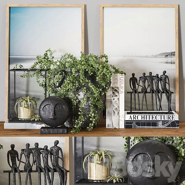 Decorative Set 3DS Max Model