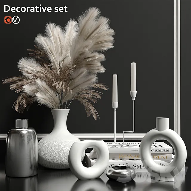 Decorative set 3DSMax File