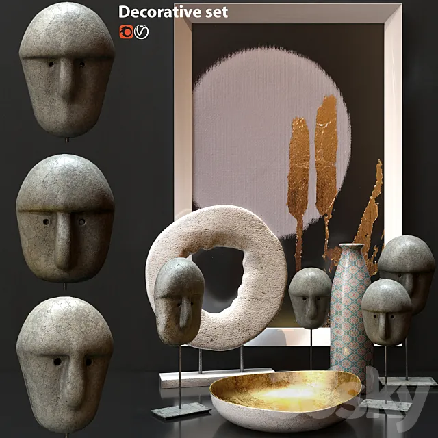 Decorative set 3DSMax File