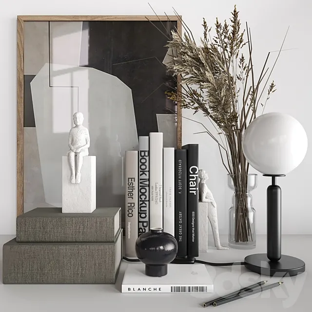 Decorative Set 3DSMax File