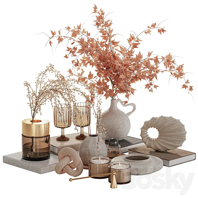 Decorative Set 41 3dsMax Model