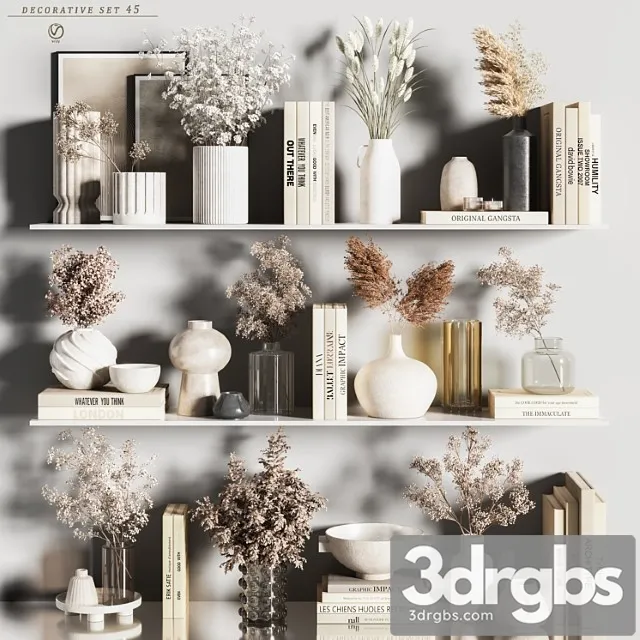 Decorative Set 45 Vray 3dsmax Download