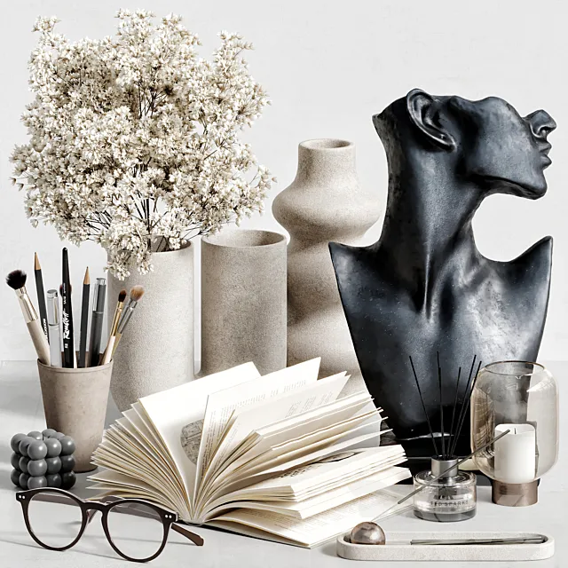 Decorative Set 48 3DS Max Model