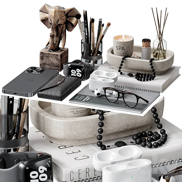 Decorative set 54 3ds Max