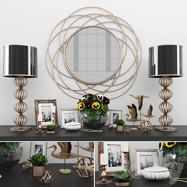 Decorative set 56 3DS Max Model