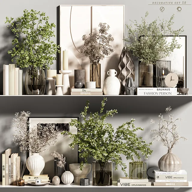 decorative set 58 3ds Max