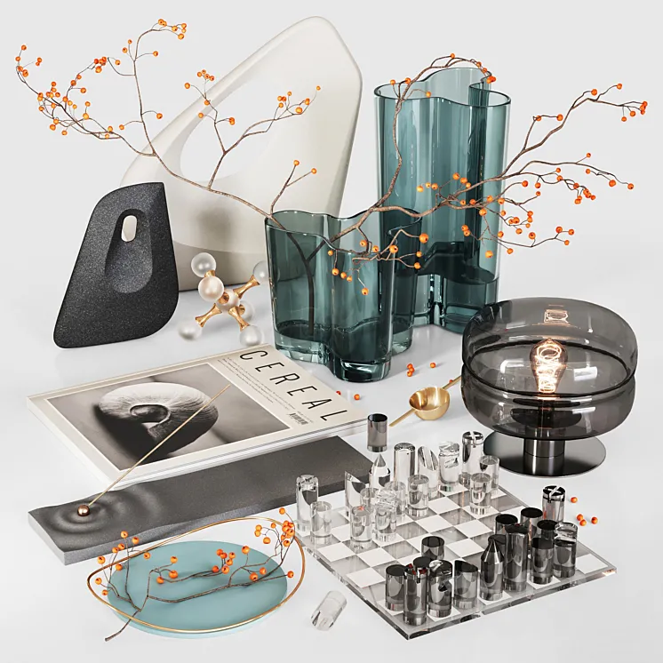 Decorative set 6 3DS Max