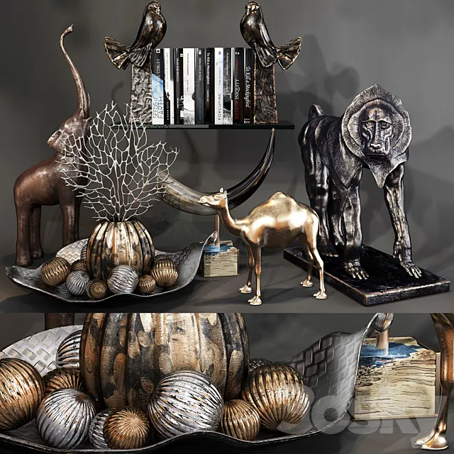 Decorative set 61 3DS Max Model