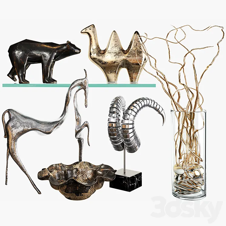 Decorative set 62 3DS Max