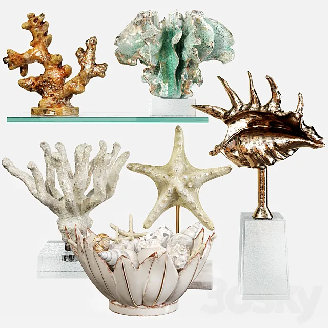 Decorative set 63 3DS Max Model