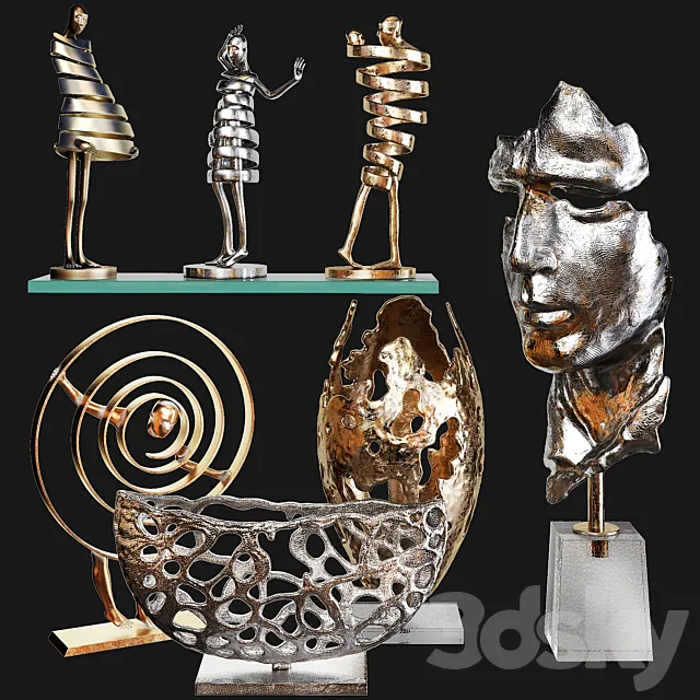 Decorative set 66 3DS Max Model