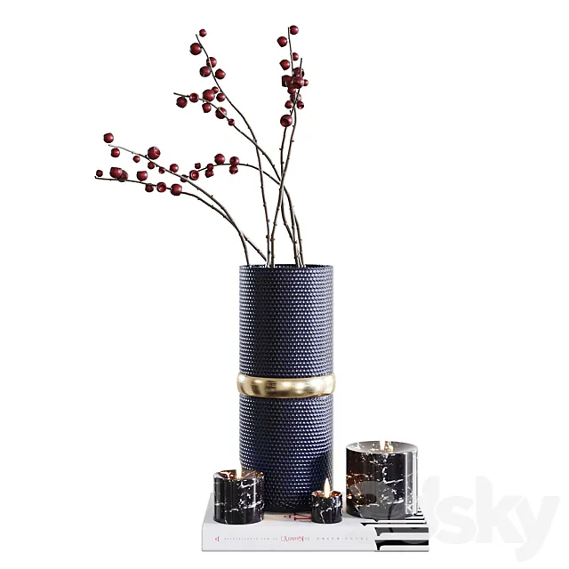 Decorative set # 7 3ds Max