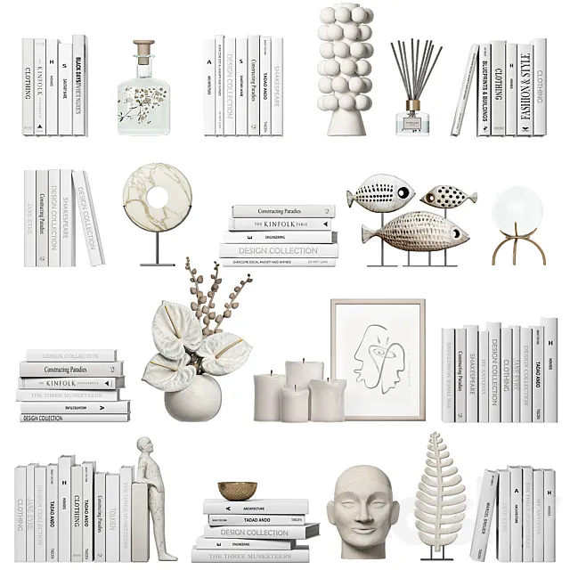 Decorative set 7 3DS Max Model