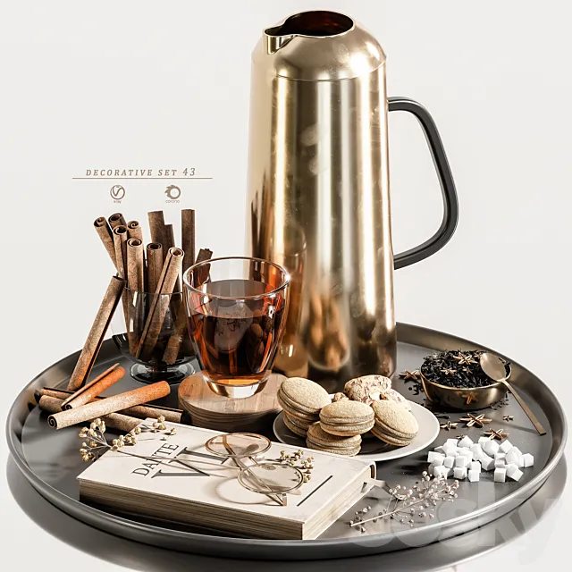 decorative set 73 3DS Max Model