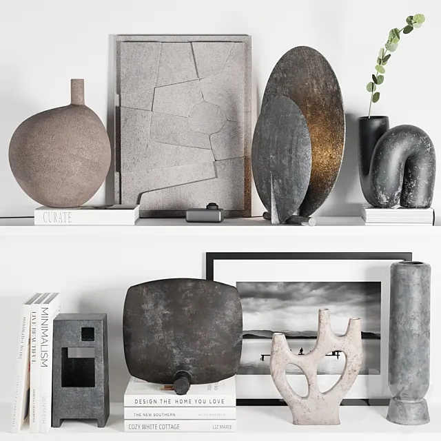 Decorative set 8 3ds Max