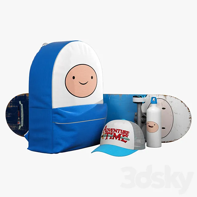 decorative set adventure time Finn 3DS Max Model