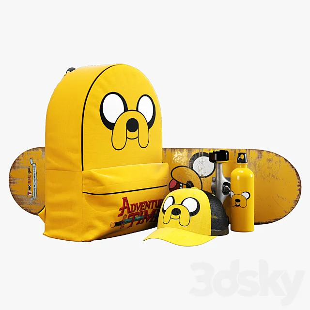 decorative set adventure time Jake 3DS Max Model