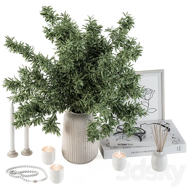 Decorative Set Bouquet – Set 50 3ds Max