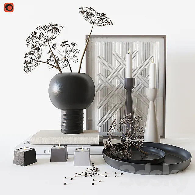 Decorative set cominghome 1 3DS Max Model