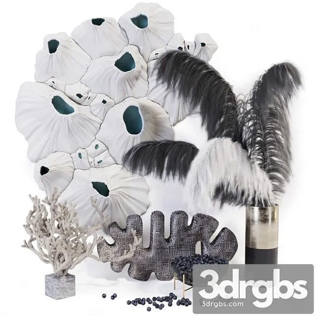 Decorative Set Feather 3dsmax Download