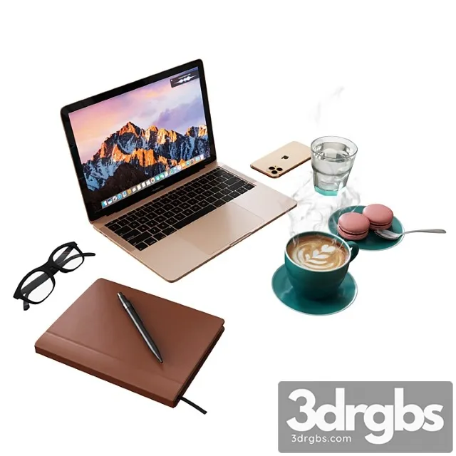 Decorative set for a cafe table kit1