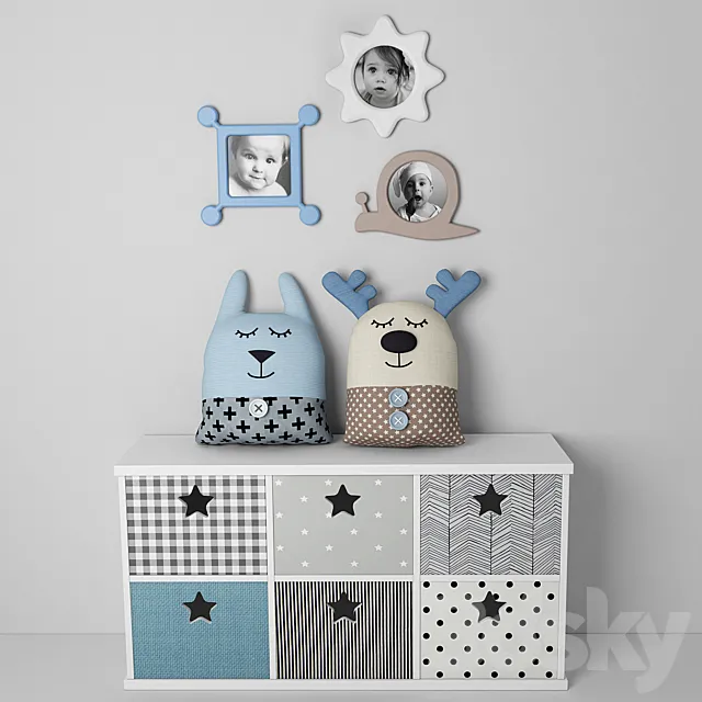 Decorative set for children 3ds Max