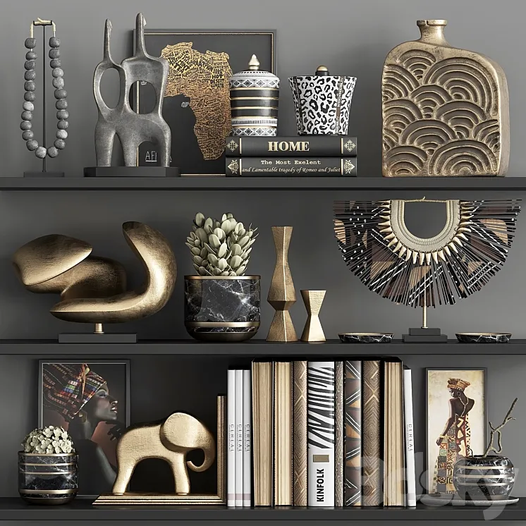 Decorative Set FR10 3DS Max