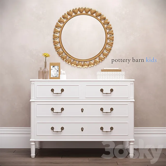 Decorative set from Pottery Barn Kids 3ds Max