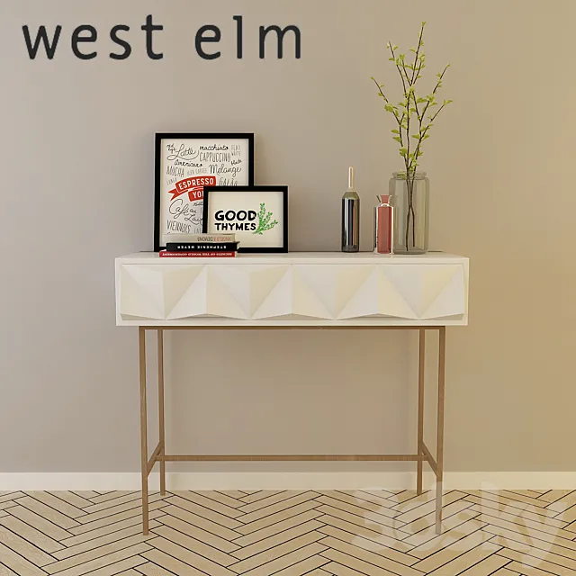 Decorative set from West Elm 3DSMax File