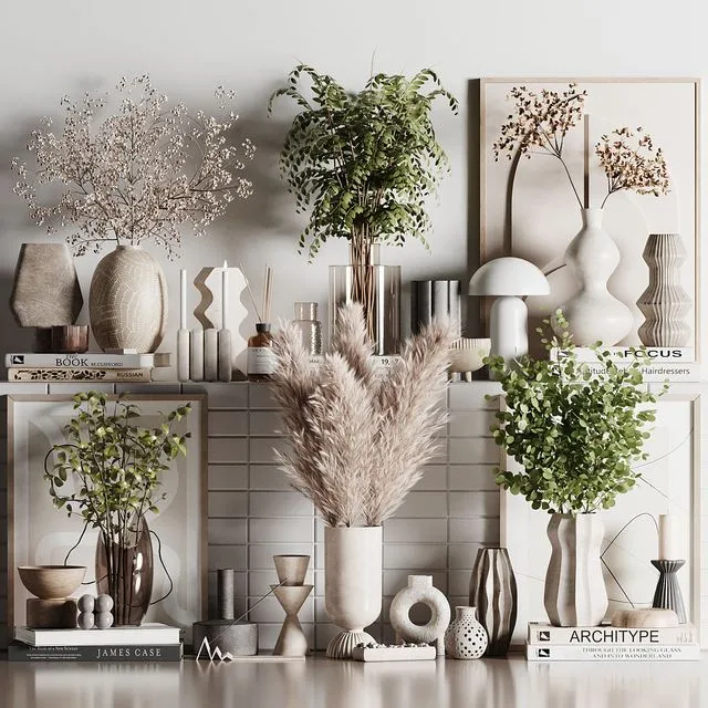 Decorative set H62 3dsMax Model