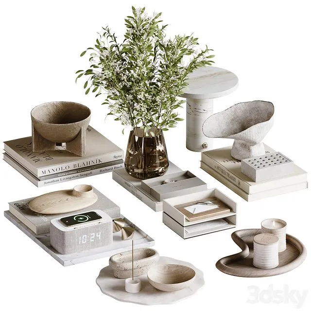 Decorative set H75 3dsMax Model