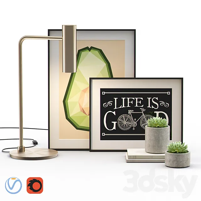 Decorative Set I 3ds Max
