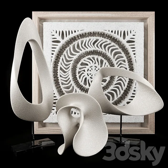 Decorative set LaRedoute 3DS Max Model