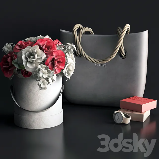 Decorative set O Bag 3ds Max