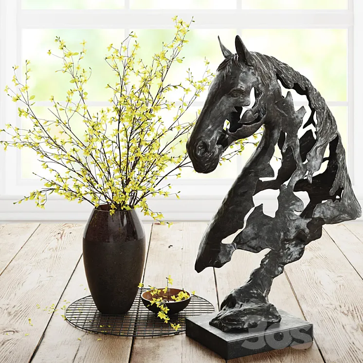 Decorative set of 6 3DS Max