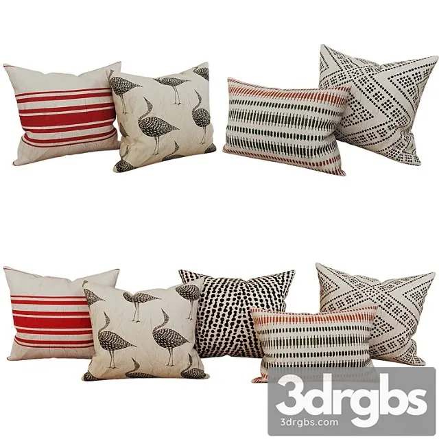 Decorative Set Pillow 40 3dsmax Download