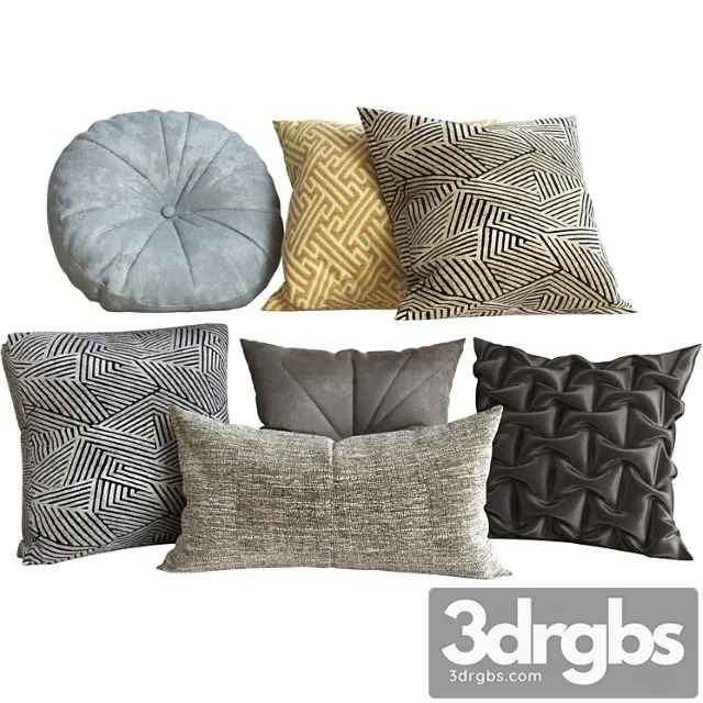 Decorative Set Pillow 5 3 3dsmax Download