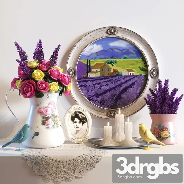 Decorative Set Provence 1 3dsmax Download